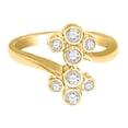 thumbnail image 1 of Aonejewelry 0.30 Ct. Ttw Bezel Set Diamond Ring In 10K Yellow Gold, 1 of 4