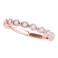thumbnail image 1 of Aonejewelry 0.50 Carat Diamond Milgrained Wedding Band In 14K Rose Gold, 1 of 4