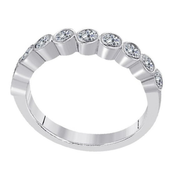 Aonejewelry 0.50 Ct. Ctw Engagement Wedding Band In 14K Solid White Gold