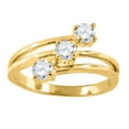 thumbnail image 1 of Aonejewelry 0.50 Ct. Ttw Timeless Treasure Designer Fashion Diamond Ring In 10K Yellow Gold, 1 of 4