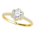 thumbnail image 1 of Aonejewelry 0.50 Ct. Ttw Wedding Engagement Diamond Ring 10K Yellow Gold, 1 of 4