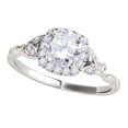 thumbnail image 1 of Aonejewelry 0.75 Ct. Ttw Finely Detailed Wedding Engagement Diamond Ring In 10k Solid White Gold, 1 of 4