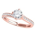 thumbnail image 1 of Aonejewelry 0.90 Ct. Ttw Classic Diamond Engagement Wedding Ring 10K Rose Gold, 1 of 4