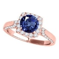 thumbnail image 1 of Aonejewelry 1.25 Ct. Ttw Diamond and Sapphire Ring In 14k Rose Gold, 1 of 4