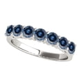 thumbnail image 1 of Aonejewelry 1 Ct. Ttw Round Brilliant Cut Blue Diamond Ring In 10K White Gold, 1 of 4