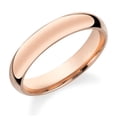 thumbnail image 1 of Aonejewelry 14K Solid Rose Gold 4MM Plain Men's and Women's Wedding Band Ring, 5.5, 1 of 2