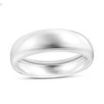 thumbnail image 1 of Aonejewelry 14K Solid White Gold 6MM Plain Men's and Women's Wedding Band Ring, 6, 1 of 6