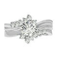 thumbnail image 1 of Aonejewelry Engagement Rings for Women 0.70 Carat Diamond Bridal Set Engagement Ring In 10K Solid White & Yellow Gold, 1 of 5