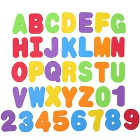 Aonerit 36 Pcs Foam ABC 123 Letters & Numbers Bathroom Alphabet Ba-by Toys for Early Learning Foam Letters, for Pres-chool Crafts Activity Early Learning Storytelling