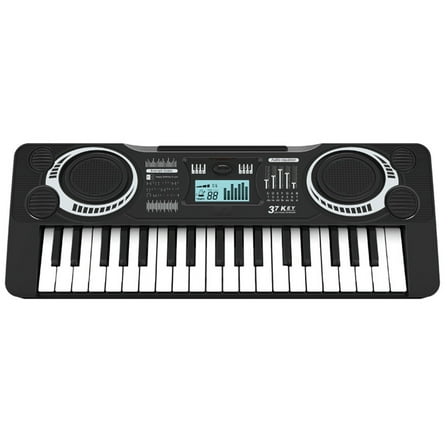 Aonerit 37 Keys Piano Keyboard, Electronic Digital Piano with Built-In Speaker Microphone, Portable Keyboard Gift Teaching for Beginners, Birthday Gift for Children