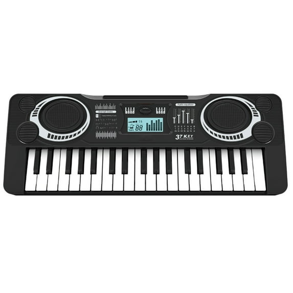 Aonerit 37 Keys Piano Keyboard, Electronic Digital Piano with Built-In Speaker Microphone, Portable Keyboard Gift Teaching for Beginners, Birthday Gift for Children