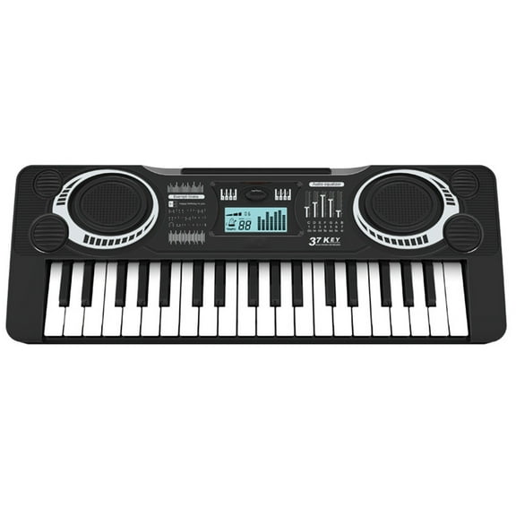Aonerit 37 Keys Piano Keyboard, Electronic Digital Piano with Built-In Speaker Microphone, Portable Keyboard Gift Teaching for Beginners, Birthday Gift for Children
