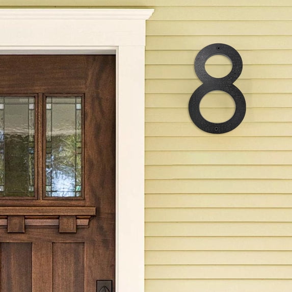 Aonerit 8In Modern Metal House Numbers, Door Address Letters And Numbers, Outdoor Outside Sign,For Home Entryway