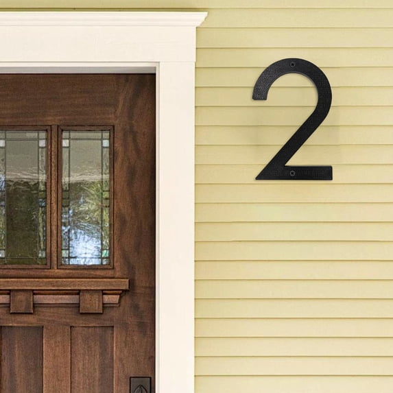 Aonerit 8In Modern Metal House Numbers, Door Address Letters And Numbers, Outdoor Outside Sign,For Home Entryway