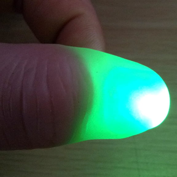 Aonerit Flashing Finger Light Thumb Prop, LED Glowing Party Accessory, Novelty Costume Toy Decor, Home Halloween Celebration Entertainment Gift
