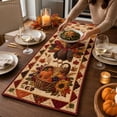 thumbnail image 1 of Aonerit Quilted Autumn Pattern Tablecloth, Printed Fall Dining Decor, Washable Thanksgiving Cover, Seasonal Living Room Party Table Accessory, 1 of 6