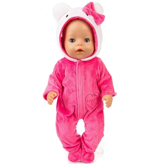 Aonerit Reborn Doll Clothes for 18 inch Baby Dolls, Dolls Clothes Outfit Accessories Set, Newborn Girl & Boy Pretend Play Gift for Toddlers