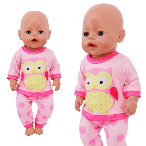 Aonerit Reborn Doll Clothes for 18 inch Baby Dolls, Dolls Clothes Outfit Accessories Set, Newborn Girl & Boy Pretend Play Gift for Toddlers