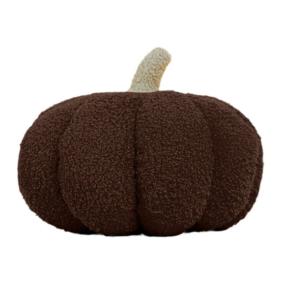 Aonerit Simulated Pumpkin Pillow Plush 3D Cushion Fall Decorations Stuffed Throw Pillows Toy for Thanksgiving Christmas Halloween Bedroom Sofa Couch Supplies