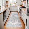 Aonewoe Hallway Runner Rug 2'x8', Boho Washable Rug Runners with Rubber