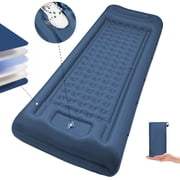 Aonhom Camping Sleeping Pad, Ultralight Inflatable Sleeping Mat with Pillow, Built-in Foot Pump Inflatable Sleeping Pads Compact for Camping Backpacking Hiking Traveling Tent