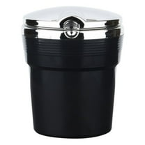 Aonity 1* Ashtray, Car Ashtray Cup Holder Led Portable Car Truck with Lid Suitable for Home Car Ashtray