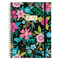 Aonity 25-26 English Notepad A5 Metal Coil Notebook， Academic Planner July 2025 2026 Weekly and Monthly Teacher Planning Book Hard Cover Calendar Planner with Tabs A5 (6.3" X 8.5") Ideal