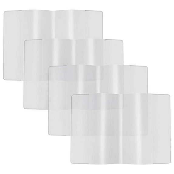 Aonity 4Pc Vaccination Certificate Cover, Protective Case Certificate Cover Set of Transparent Protective Case