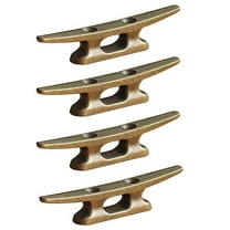 Aonity 4Pcs Sailboat Cleat， Boat Dock Cleat 4 Inch for Mooring Boat Bronze Suitable for 4Pcs