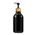 thumbnail image 1 of Aonity 500Ml Plastic Shampoo Shower Gel Lotion Push-Type Bottle Black， 500Ml Soap Dispenser Clear Refillable Plastic Pump Shampoo Dispenser Bottle Bathroom Accessories, 1 of 3