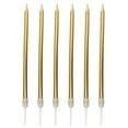 thumbnail image 1 of Aonity Birthday Party Candle A, Long Thin Metallic Birthday Candles Cake Candles Birthday Parties Wedding Decorations Candles Cake Decorations, 1 of 8