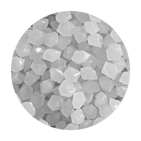 Aonity Luminous White Stone, 200Pcs Aquarium Fish Tank Colored Pebbles Glow in Dark Artificial Stone for Vase Fillers Decoration Luminous Stones Party Decoration