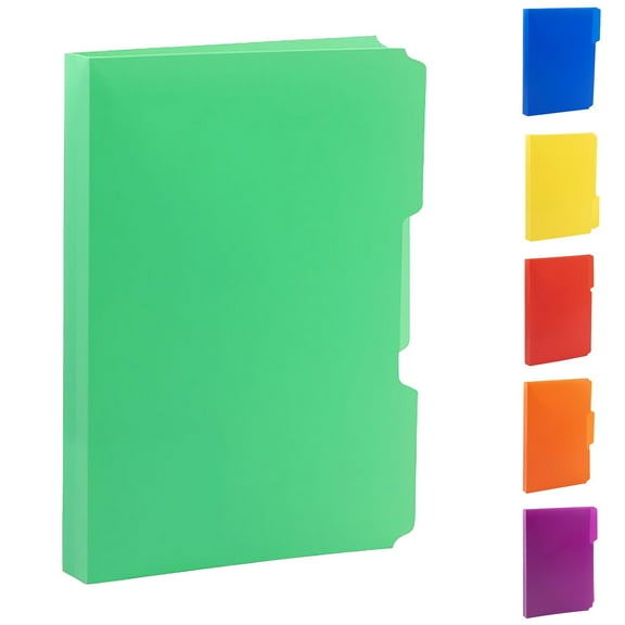 Aonity Manila Folders*6 Pcs, Folder Test Paper Folder Learning Materials Storage Book File Folder Letter Paper Size 6 Color Mixed Folder Suitable for School and Business