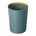 thumbnail image 1 of Aonity Medium Navy Blue Bathroom Garbage Can、Bedroom Trash Can， Plastic Small Trash Can Wastebasket Garbage Container Basket for Bathrooms Laundry Room Kitchens Kids Rooms Dorms, 1 of 9