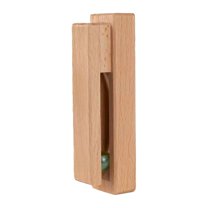 Aonity One Wooden Towel Hook， Creative Self Adhesive Wooden Towel Hooks Style Wall Mounted Towel Racks for Bathroom Kitchen Bedroom No Drill Damage Home Decor