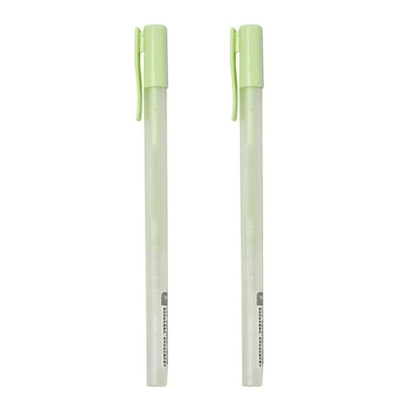 Aonity Shanzhi Pen-Shaped Glue Pen Green, 2Pcs Quick Drying Color Glue Pen 2024 New Roller Glue Pens Easy Precision Glue Pens for Scrapbooking Handmade Stationery Craft Glue Glitter Pens 2Ml