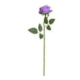 thumbnail image 1 of Aonity Single Artificial Rose with Stem Light Purple， Champagne Roses Artificial Flowers Silk Flowers Realistic Faux Roses Bouquet Long Stem for Wedding Home Birthday Decoration, 1 of 9