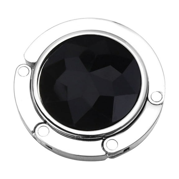 Aonity Student Desktop Mobile Bag Holder Black， Hanging Clip Sock Holder Foldable Handbag Purse Hook Convenient Desk Hook Round Backpack Hook Student Desktop Mobile Bag Hanger