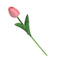 thumbnail image 1 of Aonity Tulip Artificial Flower Pink, Artificial with Stems Faux Flowers Realistic Natural Looking Leaves for Wedding Bouquets Centerpieces Home Decor, 1 of 9