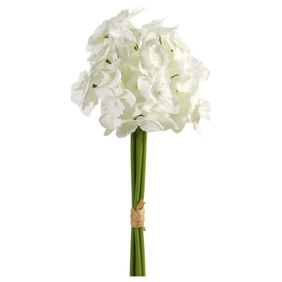 Aonity White Artificial Daffodil Flowers, Artificial Daffodils Bouquet Flowers for Home Decor Wedding Spring Table Centerpiece Faux Arrangement