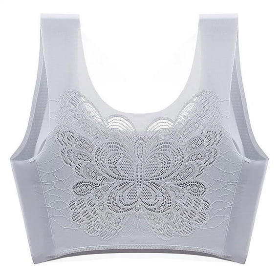 Aoochasliy Bras for Women Clearance Stretch Plus Size Sports Bra Underwear Yoga Hollow Out Bra