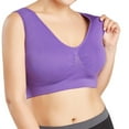 thumbnail image 1 of Aoochasliy Bras for Women Pure Color Plus Size Ultra-thin Large Bra Sports Bra Full Bra Cup Tops, 1 of 9