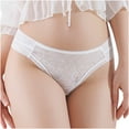 thumbnail image 1 of Aoochasliy Casual Ladies Underwear Thongs Panties Hi-Cut Hollow Out Briefs, 1 of 9
