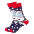 thumbnail image 1 of Aoochasliy Christmas Fuzzy Socks Casual Women Mens Unisex Gifts Printed Casual Winter Warm Cotton Socks Knit Soft Long Socks, 1 of 2