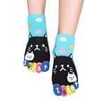 thumbnail image 1 of Aoochasliy Christmas Fuzzy Socks Casual Women Men Cute Cats Socks Funny Five Finger Socks Sports Socks Home Socks, 1 of 1