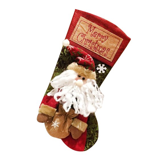Aoochasliy Christmas Socks Home Decoration Xmas Tree Hanging Ornaments Home Door Wall Decor