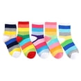 thumbnail image 1 of Aoochasliy Christmas Socks Kids Winter Socks Print Middle Tube Socks Breathability Warm Socks Crew Socks 5 Pairs, 1 of 9