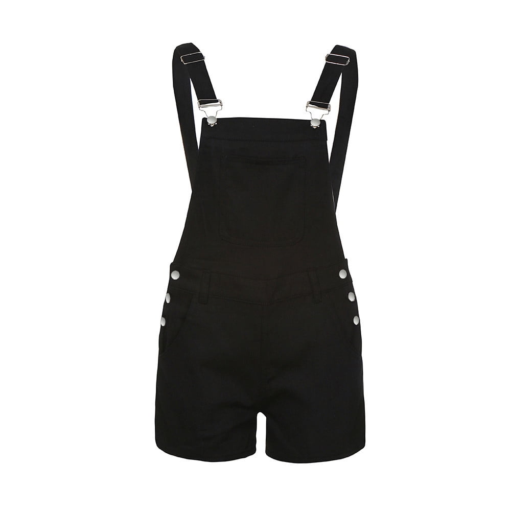 Short Overalls Black