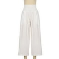 thumbnail image 1 of Aoochasliy Womens Pants Petite Women's Loose Wide Leg Pants High Waist Straight Pants Casual Pants, 1 of 9