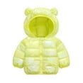 thumbnail image 1 of Aoochasliy Coats for Girls Boys Deals Toddler Kids Baby Trendy Cute Solid Color Colorful Windproof Padded Clothes Jacket Hooded Coat, 1 of 5
